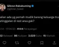 Melalui Twitter, Gibran Rakabuming Tanya Pengalaman Mudik Lebaran Warganet,Jawabannya Pada Kocak!