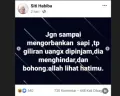 Viral Emak-emak Sindir Tetangga yang Pilih Berkurban Dibanding Pinjamkan Uang