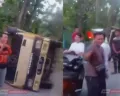 Kecelakaan di Jalur Siger Bencah Semarang, Truk Terguling hingga Sebabkan Lalu Lintas Tersendat