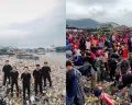 KEREN! Pandawara Sukses Gerakan 1000 Masyarakat Turut Bersihkan Pantai Terkotor di Lampung, Warganet Puji Aksinya