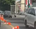 Dishub Kota Semarang: Traffic Cone Meleyot di Jalan Sultan Agung Sering Ditabrak, Pengendara Kabur