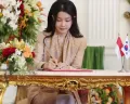 Kelewat Cantik, Ibu Negara Korea Selatan Lagi-lagi Bikin Publik Gagal Fokus saat Hadiri ke Istana Merdeka