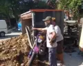 Kecelakaan di Jalan Tugu Tambakaji, Pengendara Honda CRF Tertimpa Truk Pasir Berhasil Dievakuasi