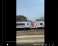 Video Detik-detik Kereta Api Argo Semeru yang Anjlok Diserempet KA Argo Wilis, Perekam: Astagfirullah!
