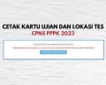 Cetak Kartu Ujian CPNS PPPK 2023, Sudah Bisa Cek Lokasi Tes agar Tak Salah Tempat