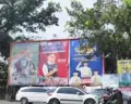 APK Parpol di Kota Semarang Tak Berizin dan Dipasang di Lokasi Terlarang Ditertibkan Satpol PP