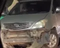 Kecelakaan di Jalan Majapahit Semarang: Mobil Innova Tabrak Median Jalan, Ringsek Bagian Depan