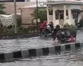 Sejumlah Lapak Liar di Kaligawe Semarang Dibongkar Paksa, Diduga Jadi Biang Kerok Banjir