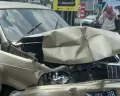 Kecelakaan di Kampus UNIMUS Semarang; 3 Mobil Tabrakan hingga Ringsek