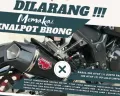 Waspada Pakai Knalpot Brong, Bisa Langsung Kena Denda Tilang di Jalan
