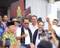 Yoyok-Joko Santoso Resmi Daftar Pilwakot di Kantor KPU Semarang