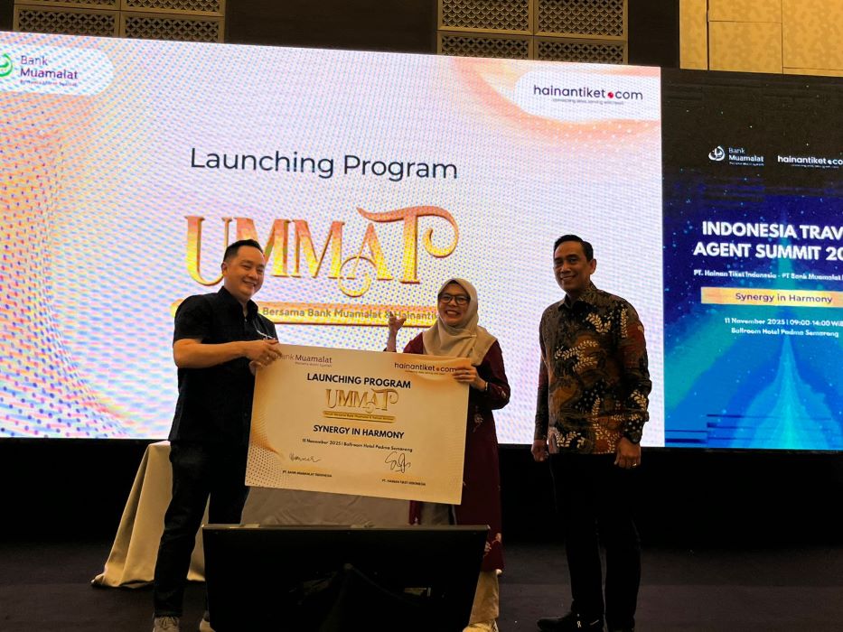 HainanTiket menjalin kerja sama dengan Bank Muamalat.